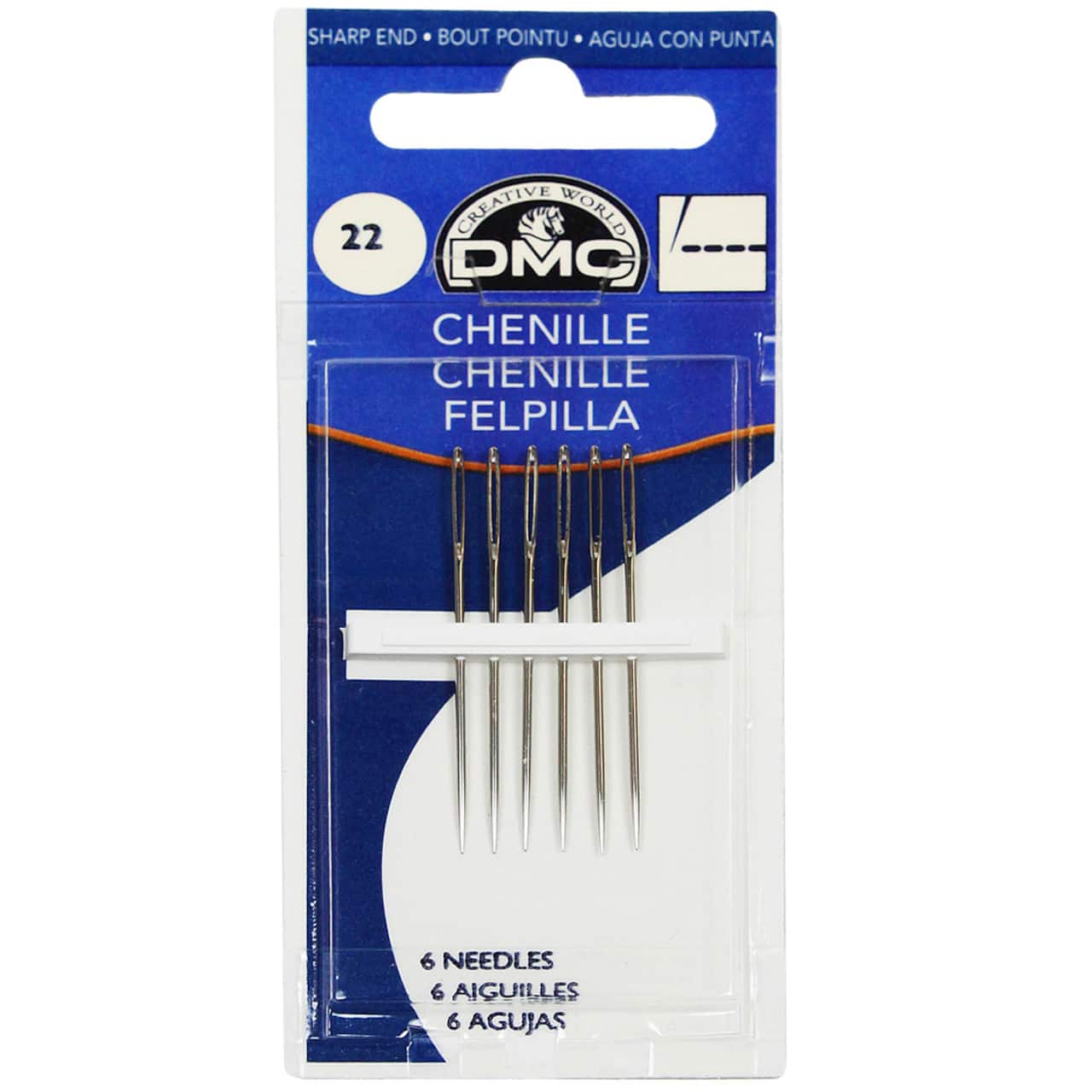 DMC Chenille Hand Needles / Size 22 6/Pkg